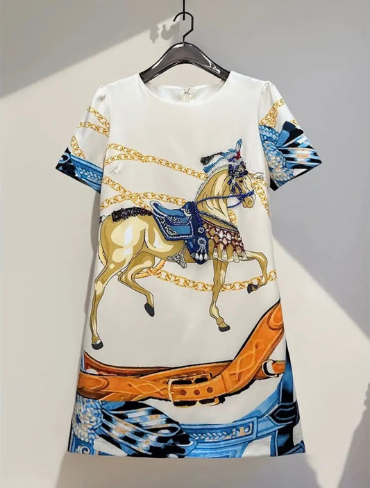 Equestrian Beaded Shift