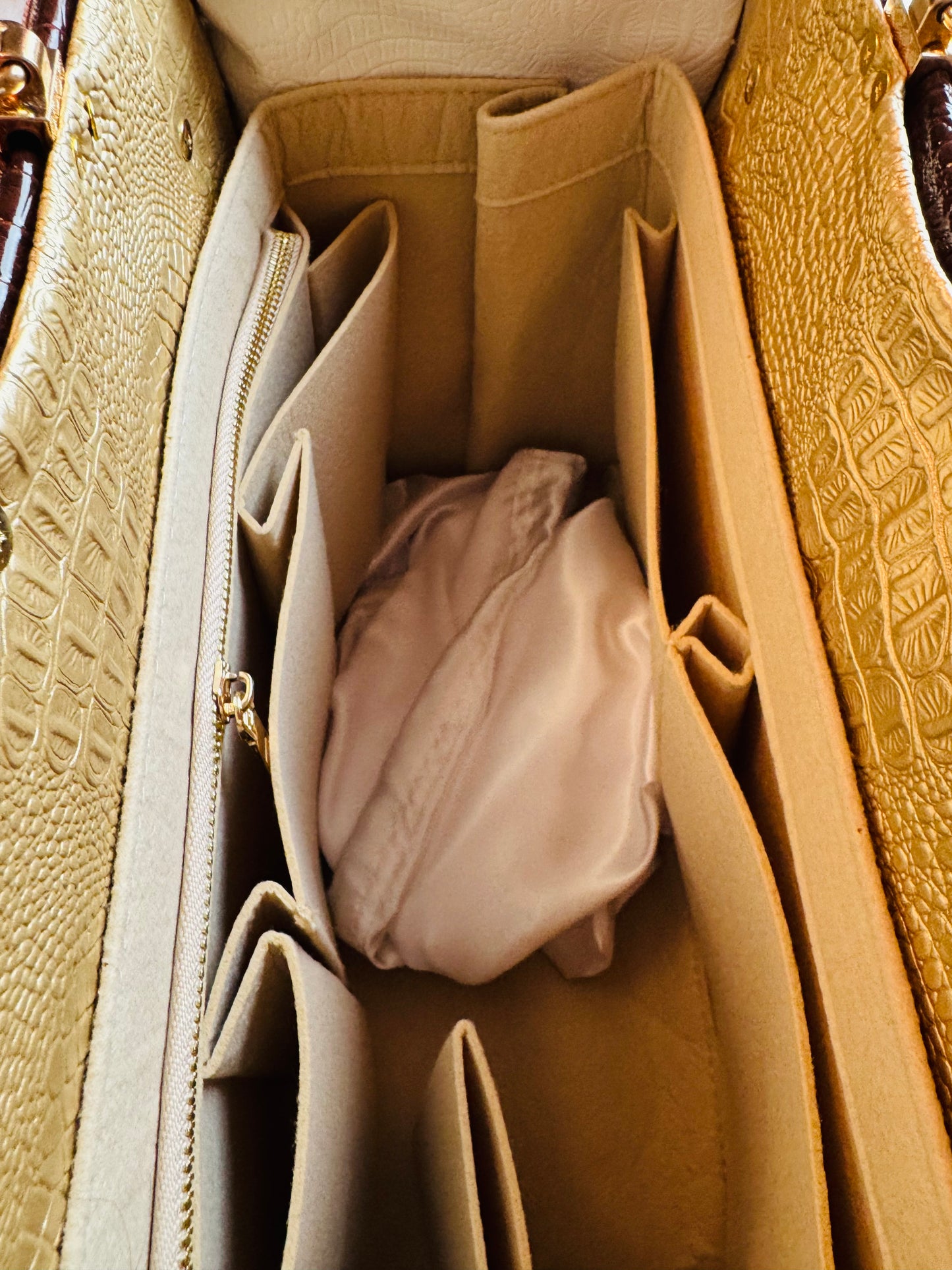 Chocolate Ostrich Tote