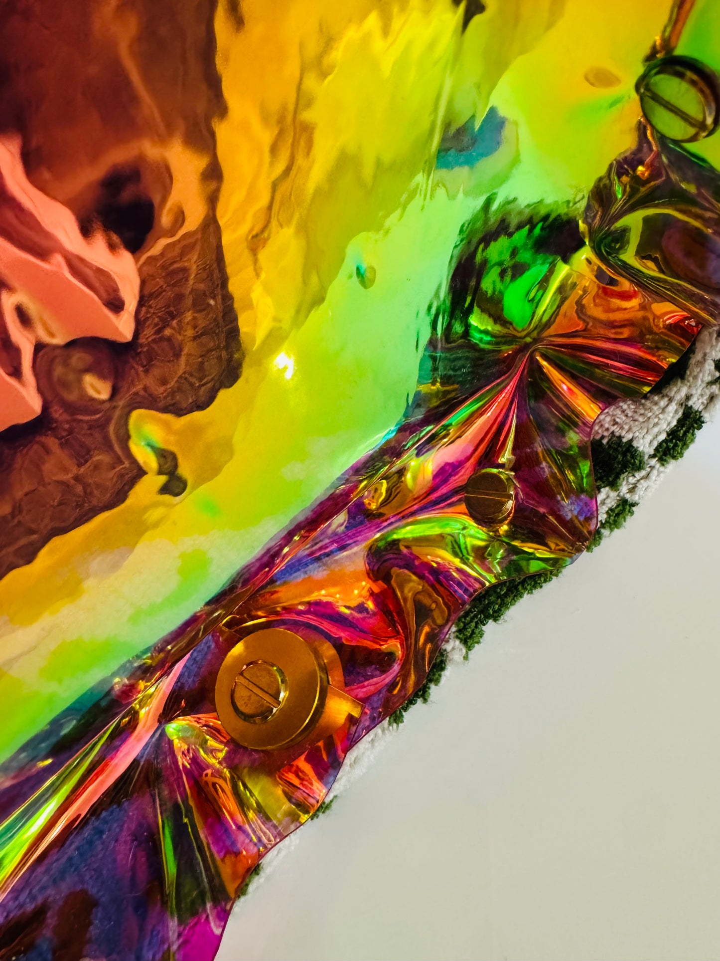 Wicked Green Cheetah Bag