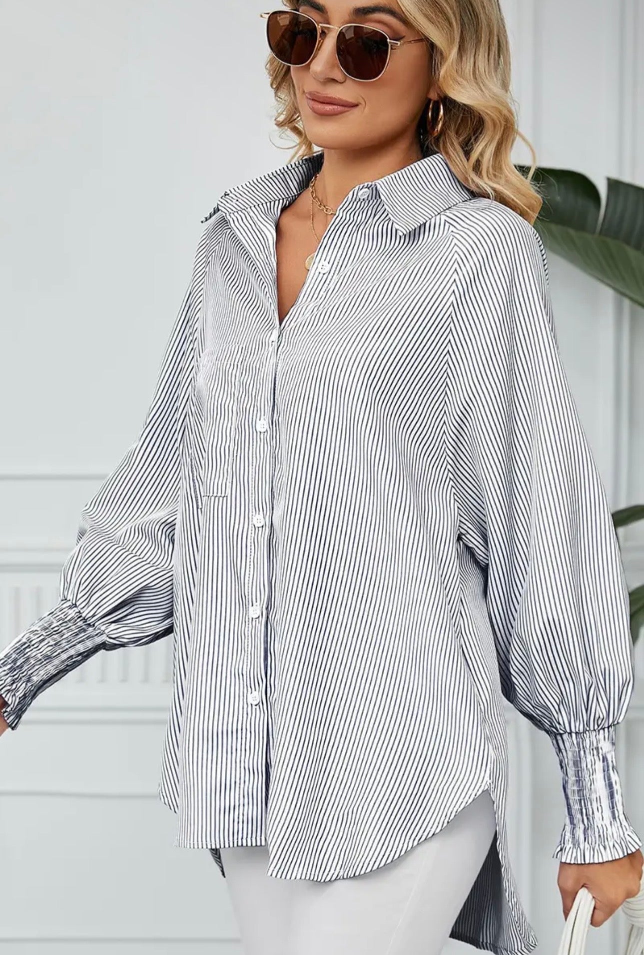 Boyfriend Shirt with Pockets