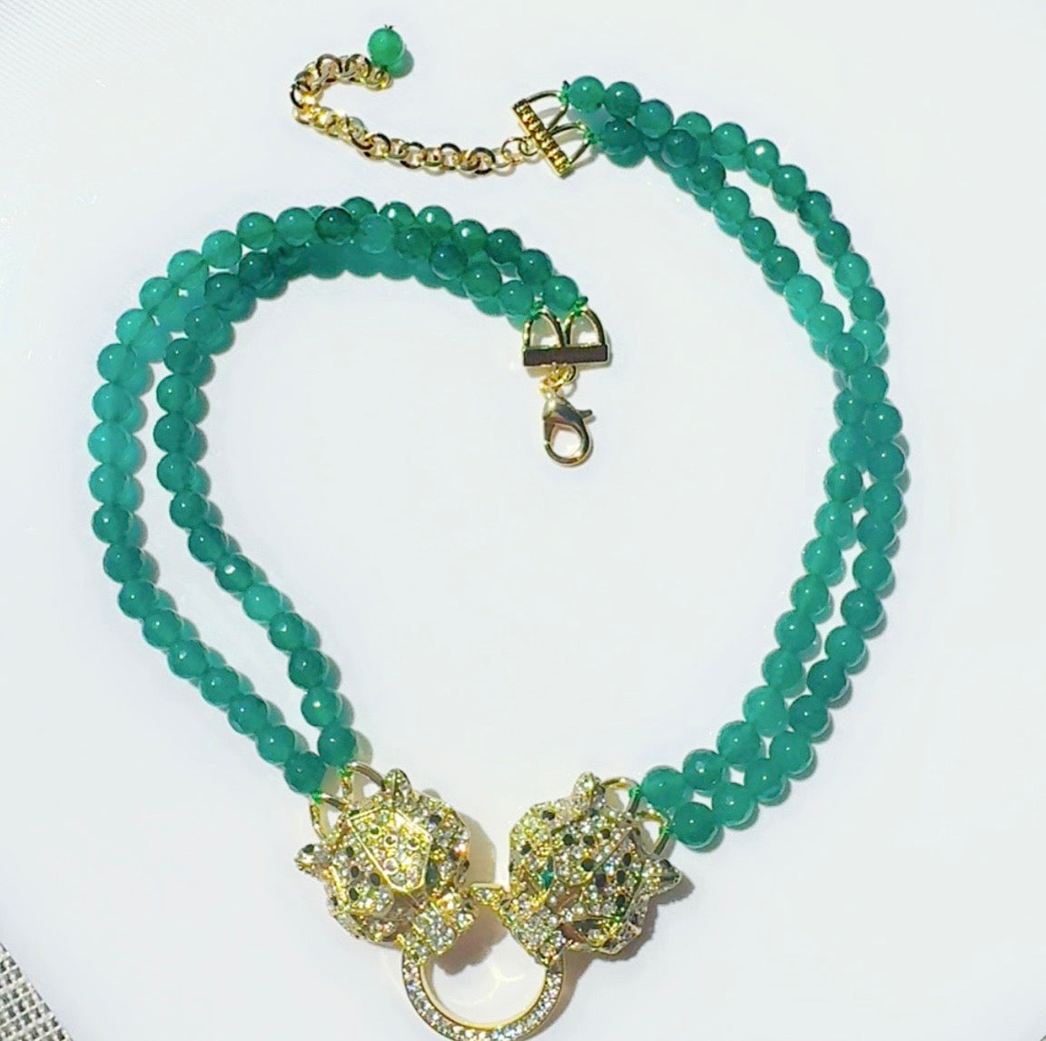 Leopard Natural Stone Necklace