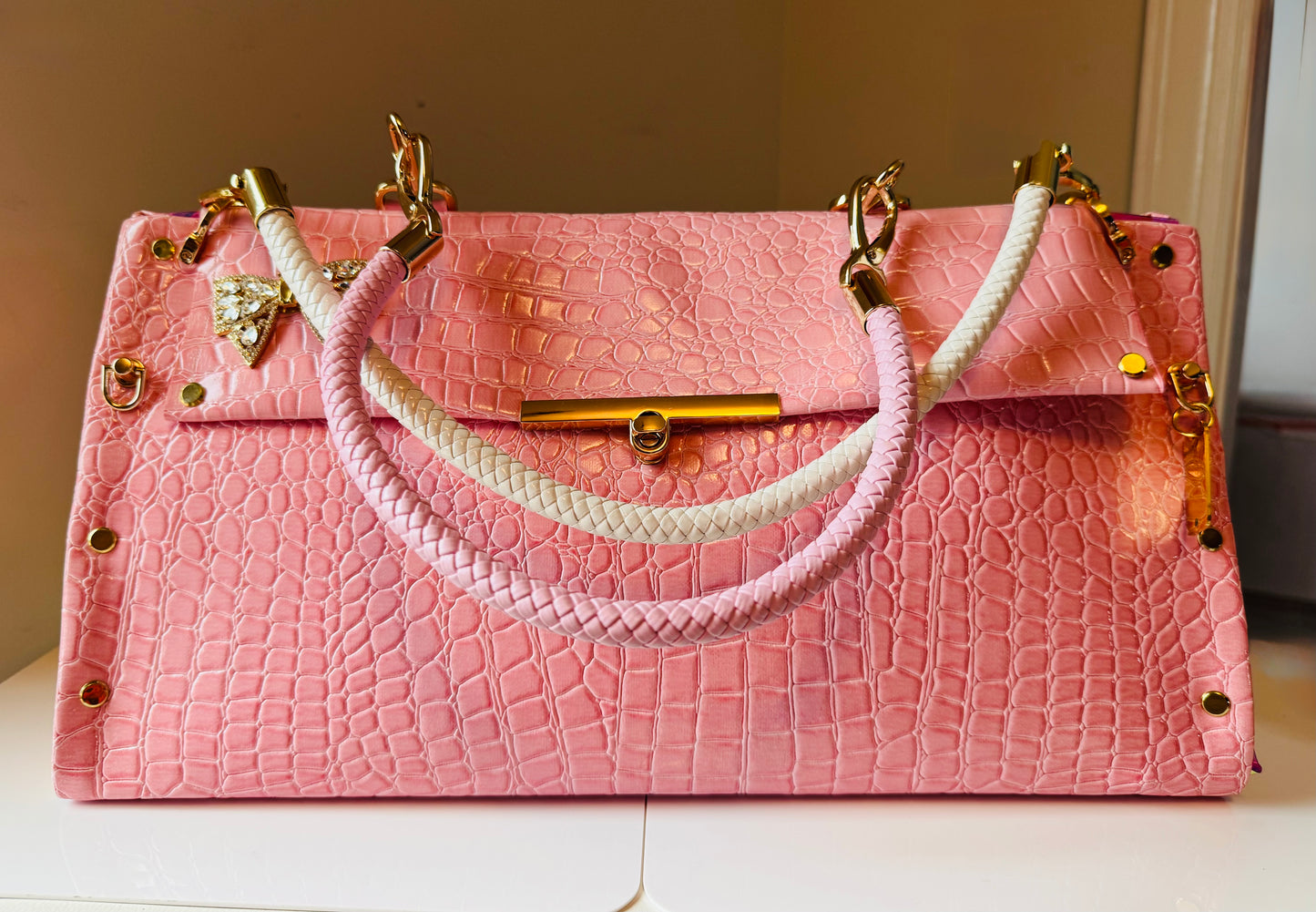 Signature Soderena Handbag *Pink Tria