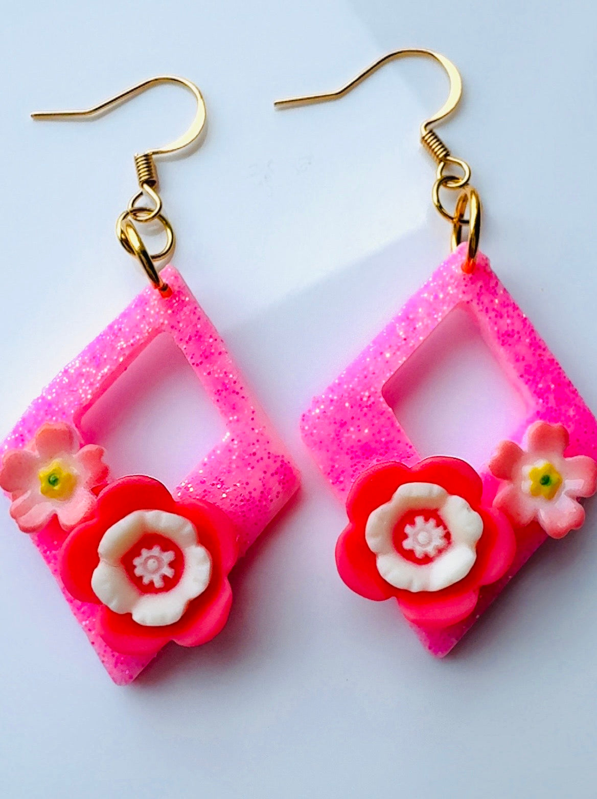 Pink Flower Basket