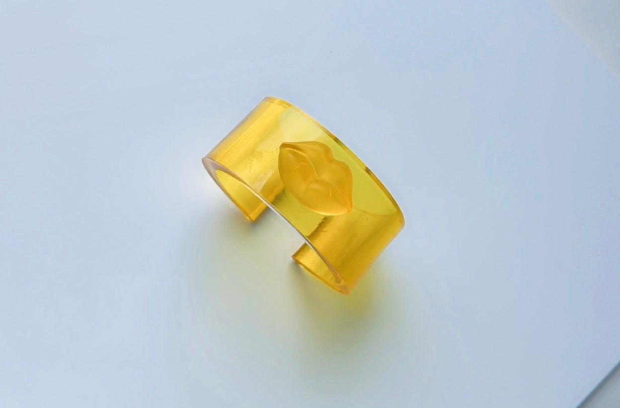 Kiss Me Kate Cuff Yellow
