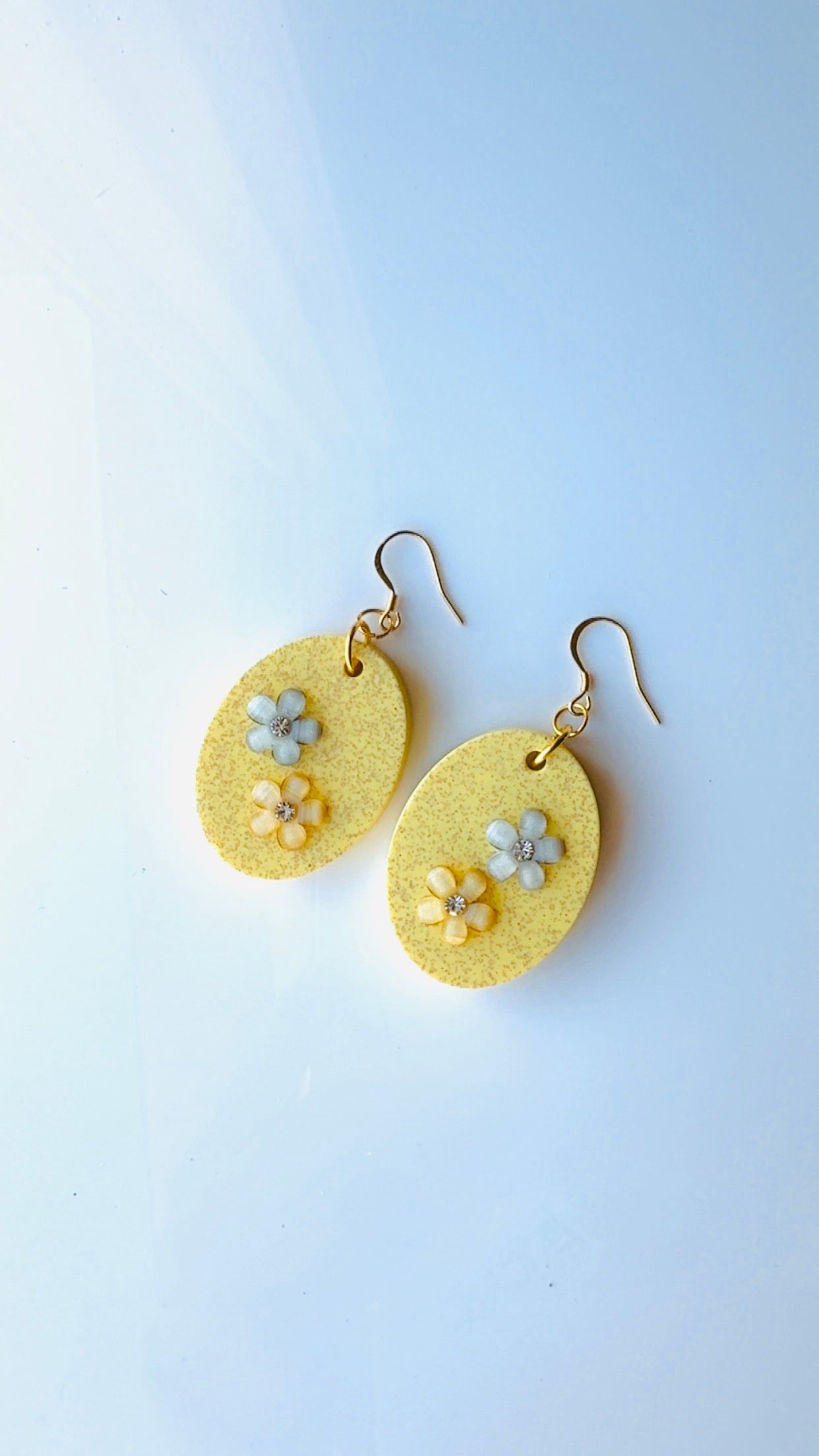 Yellow Stone Garden Earrings