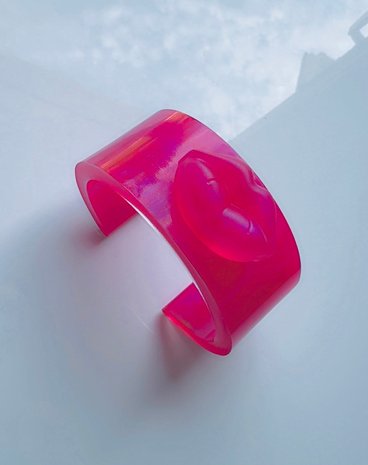 Kiss Me Kate Cuff Hot Pink