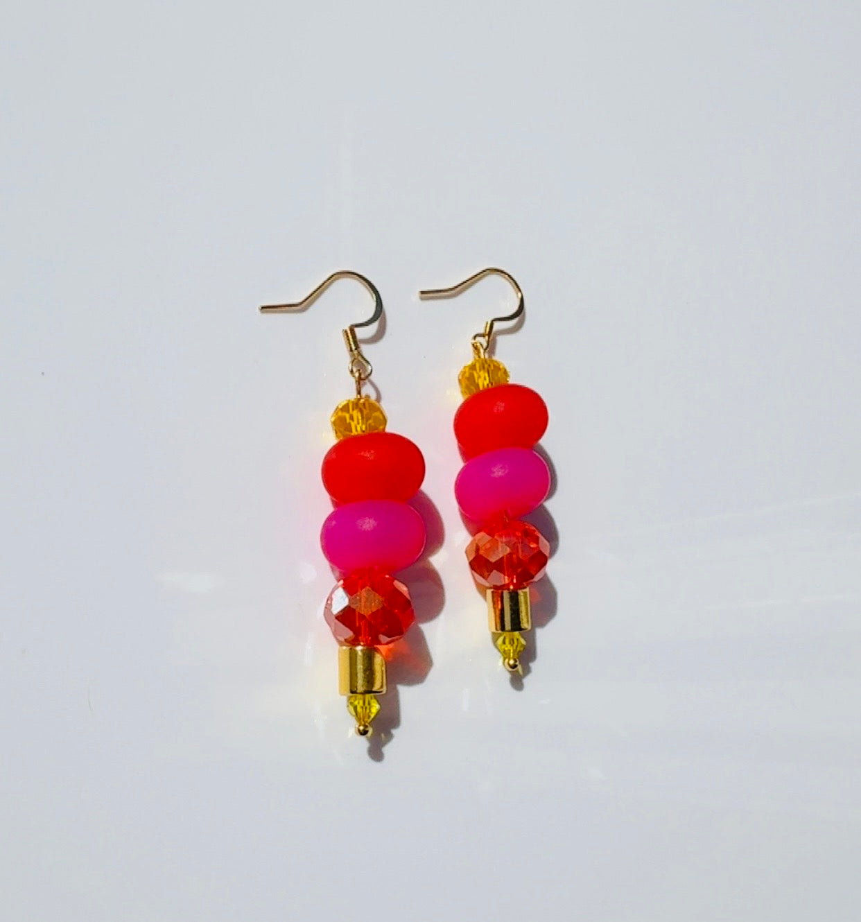 Sunset Crystal Stack Earrings