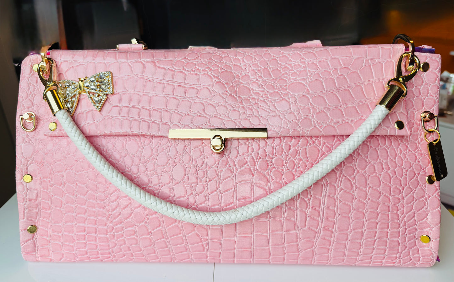 Signature Soderena Handbag *Pink Tria