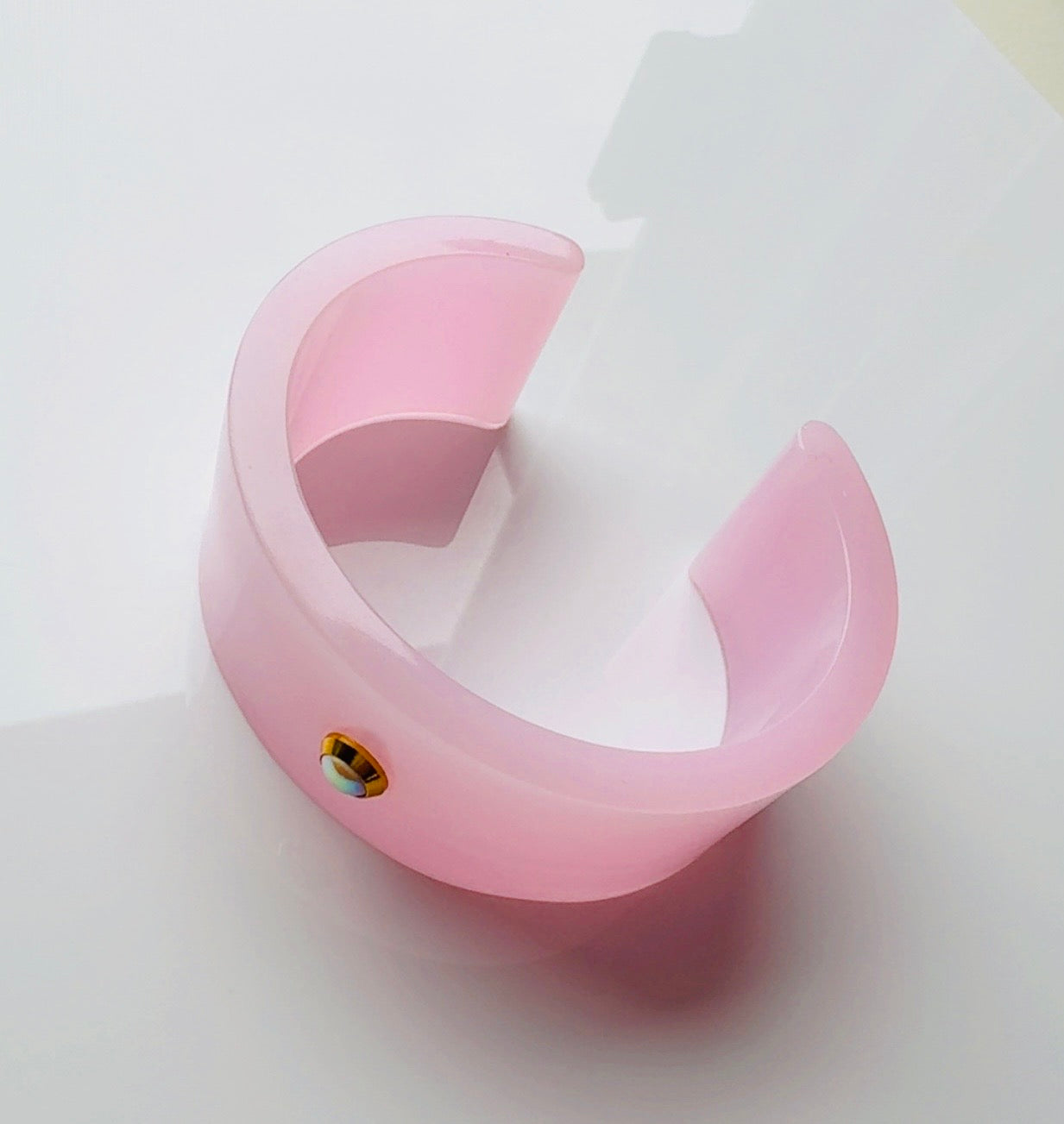 Bubble Gum Pink Cuff Bracelet