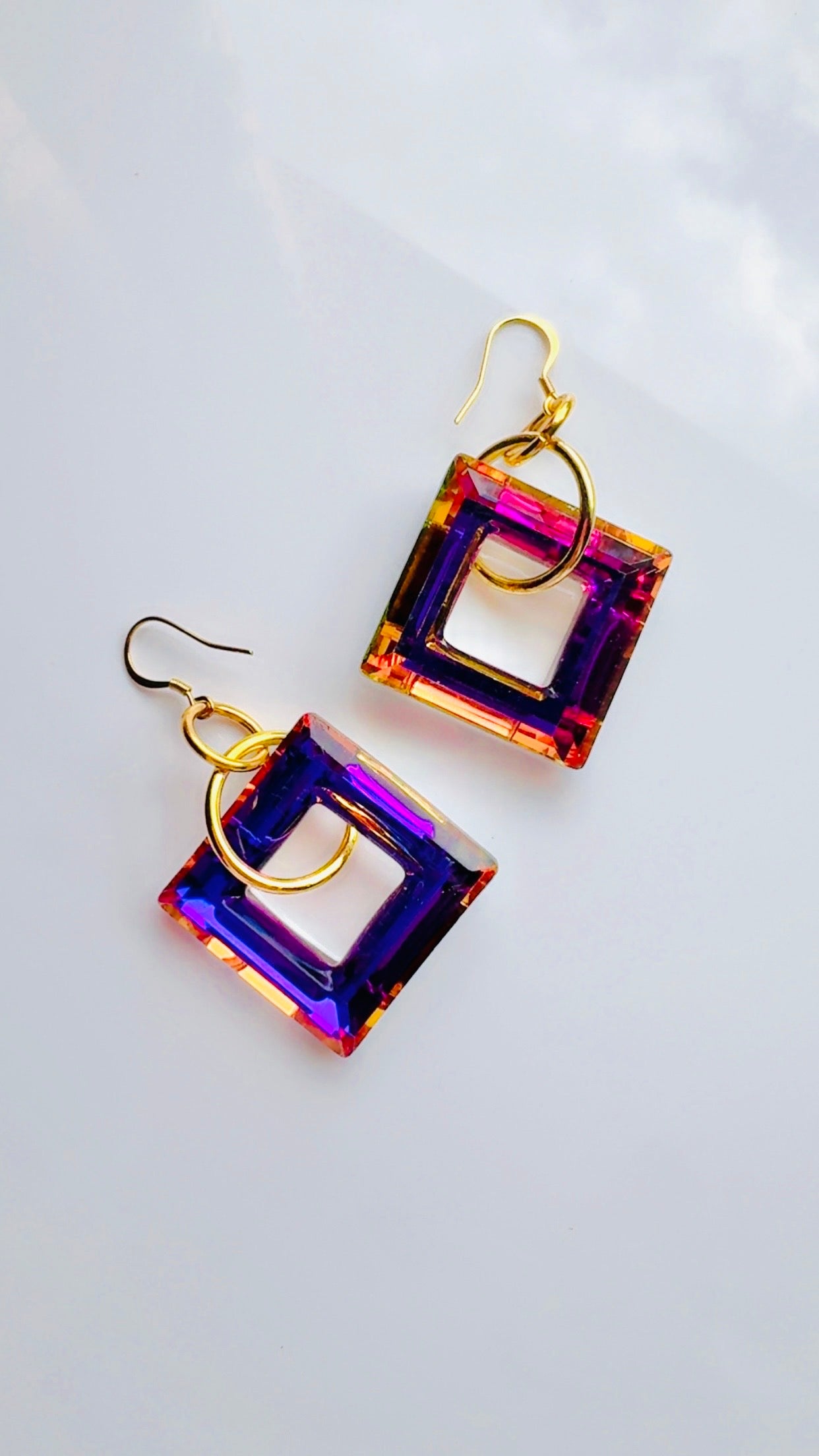 Cubist Glass Ear Candy