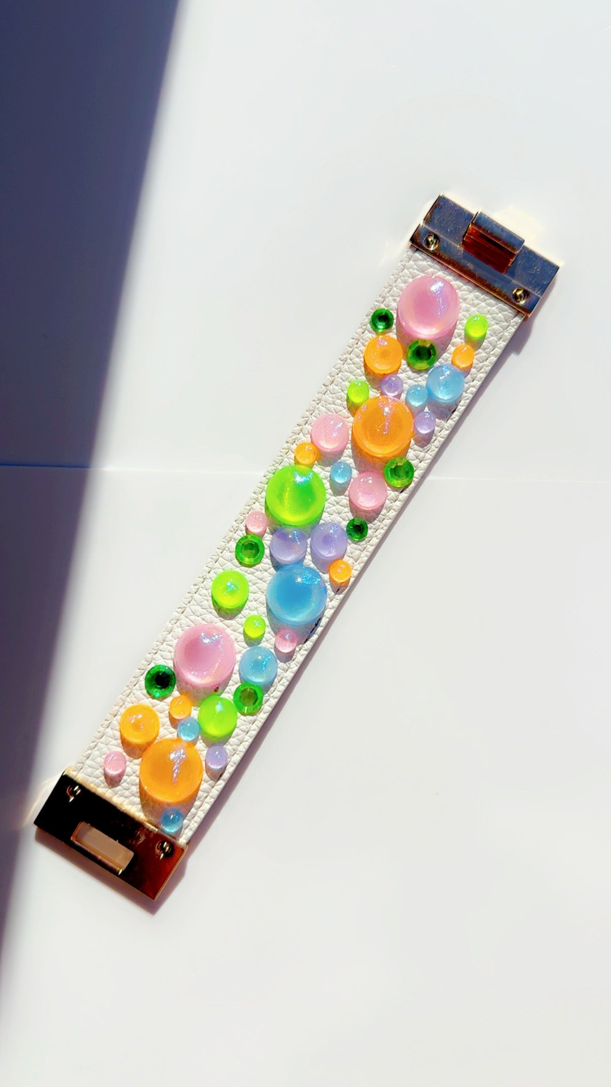 Pastel Bubble Cuff Bracelet