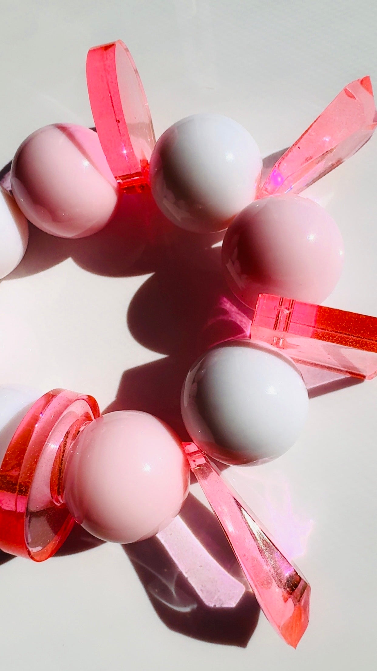 Pink Punk Geo bracelet ￼