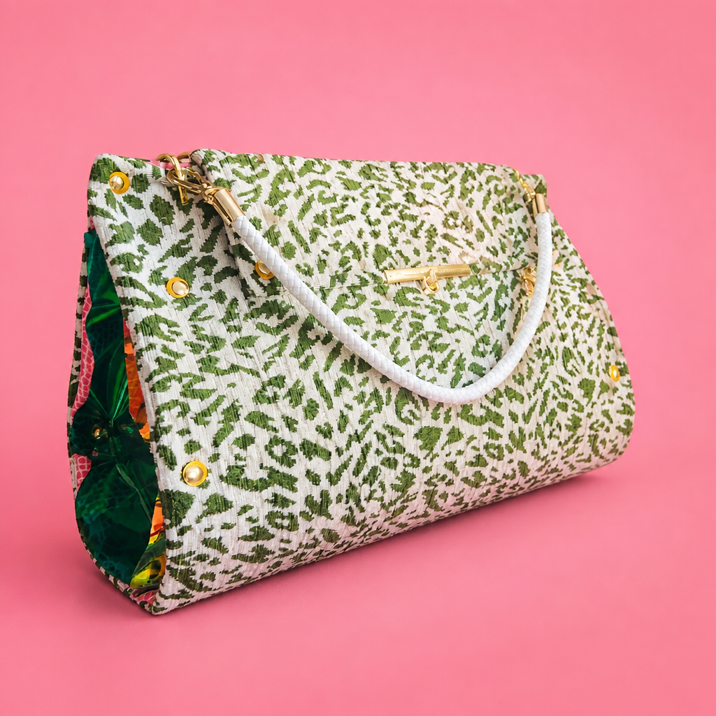 Wicked Green Cheetah Bag XL *Designer Favorite