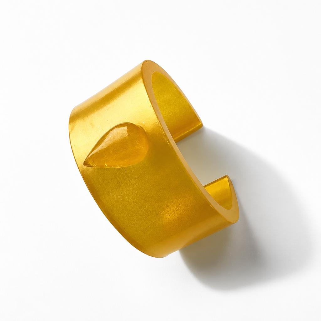 Golden Teardrop Cuff