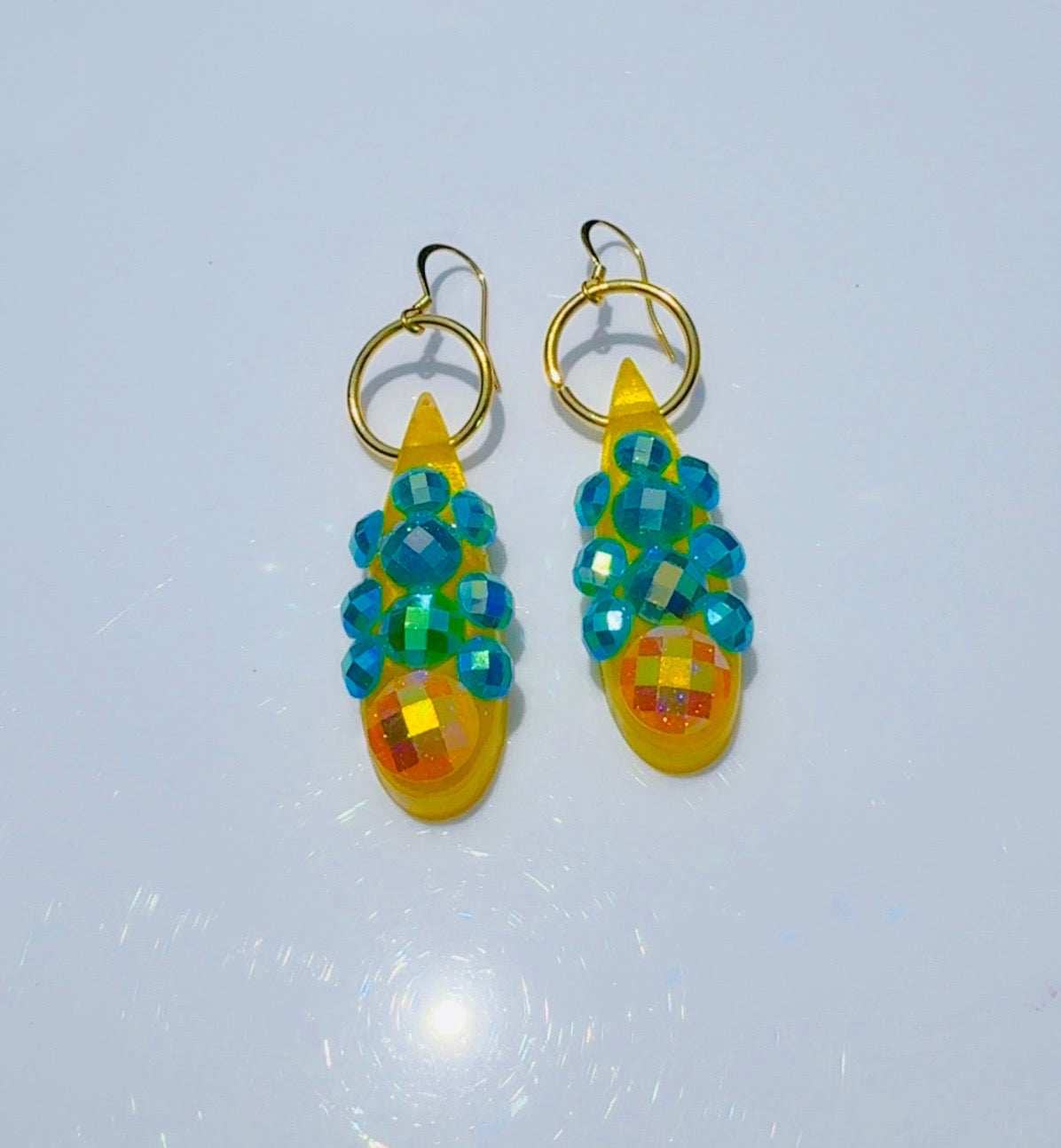 Golden Turqs Sundrop Earrings