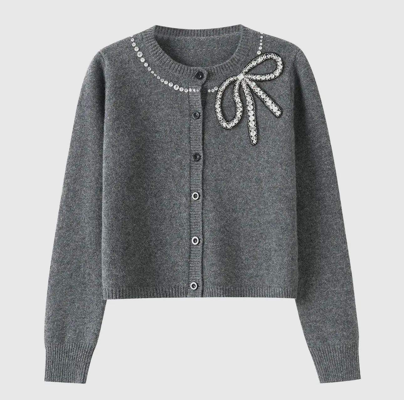 Kiki Cashmere Wool Bow Sweater