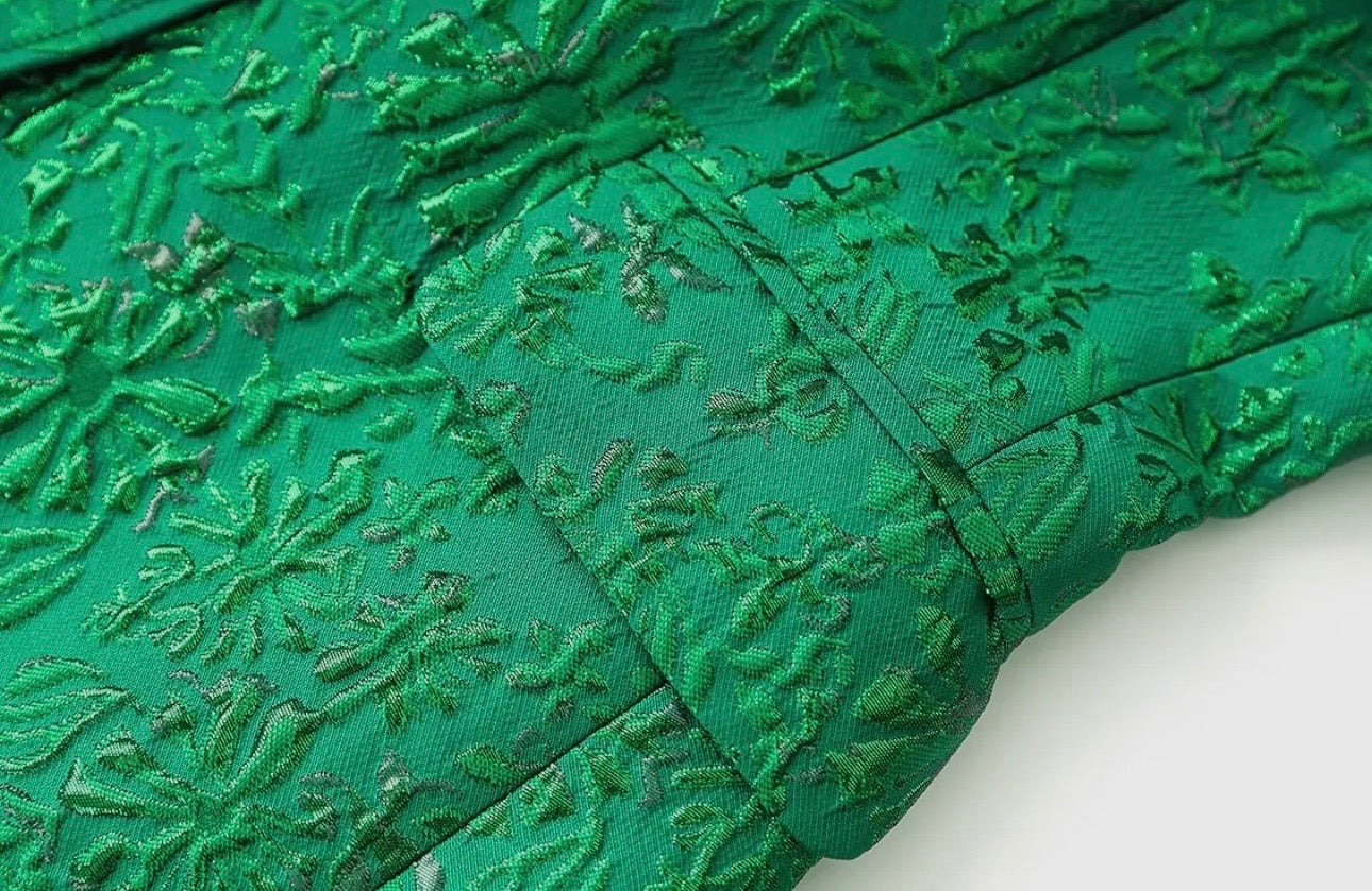 Ivy Green Textured Suit