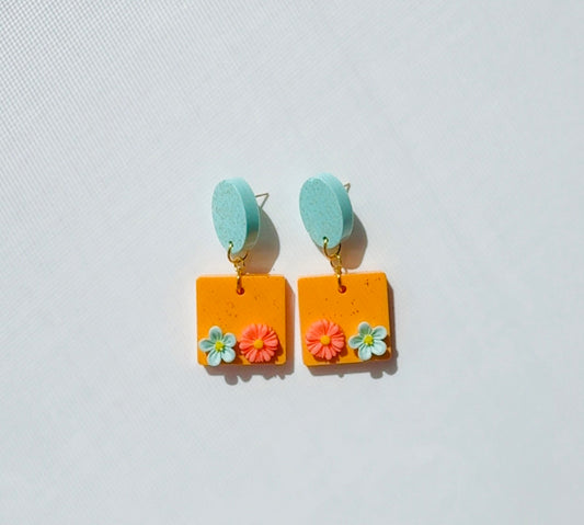 Twin Floral Sisters Ear Candy