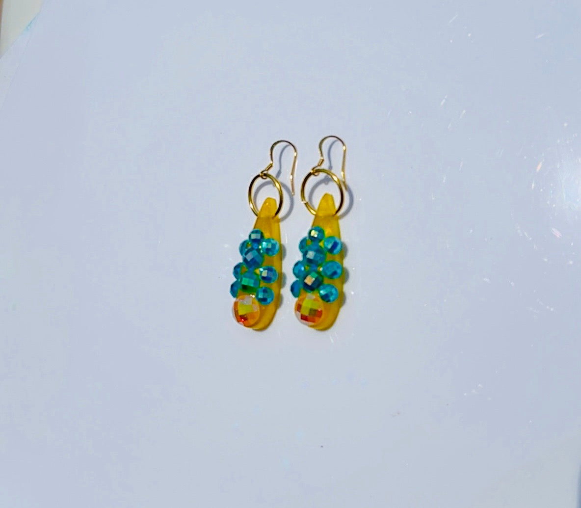 Golden Turqs Sundrop Earrings