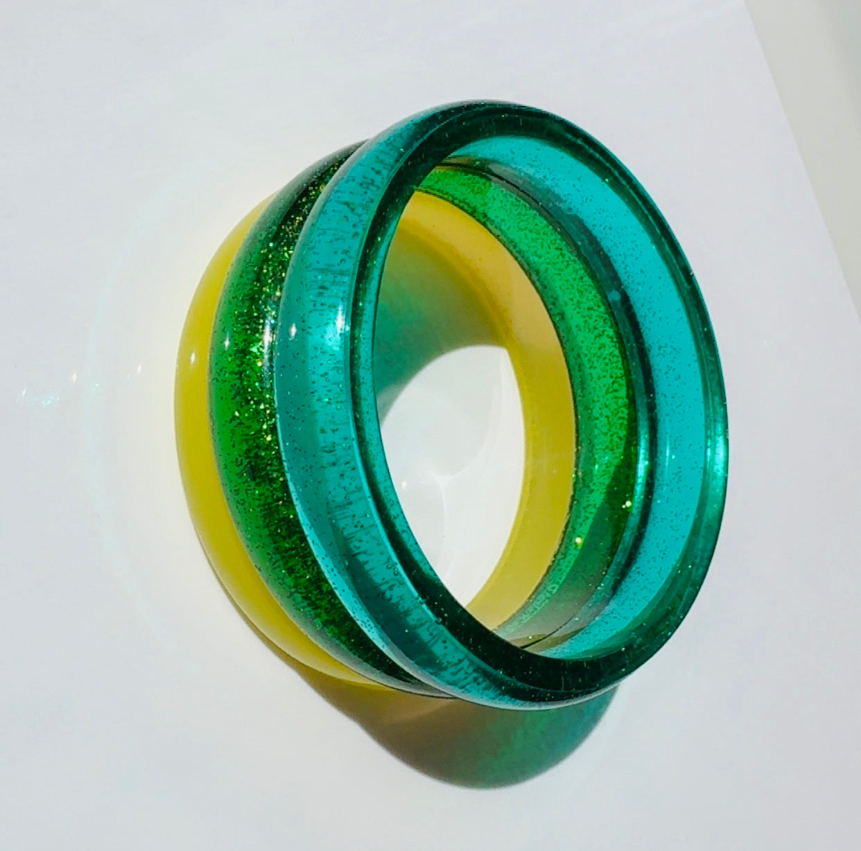 Jewel Tone Sparkle Bangles