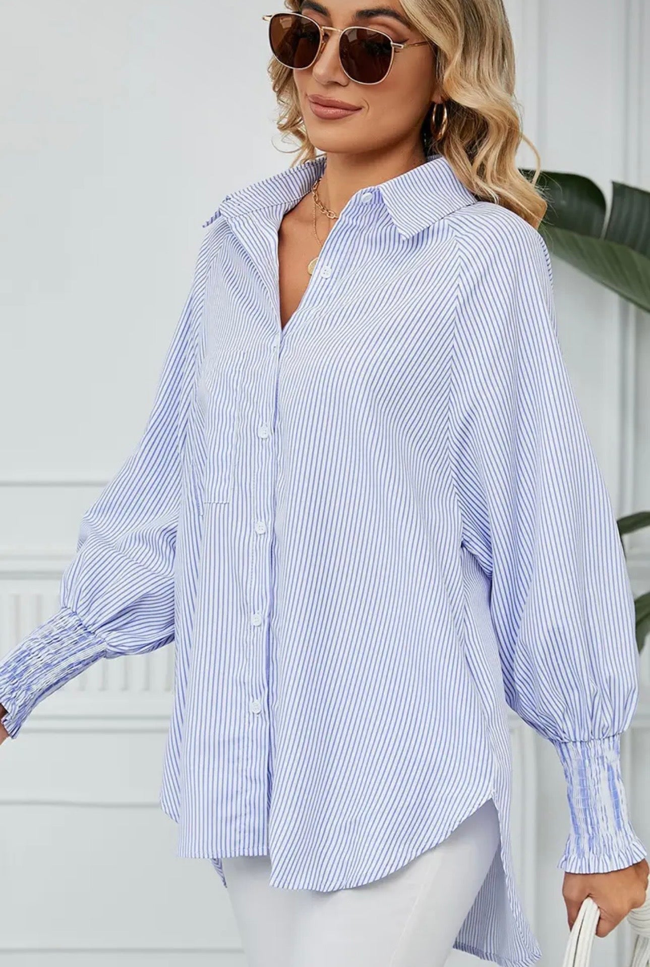 Boyfriend Shirt with Pockets