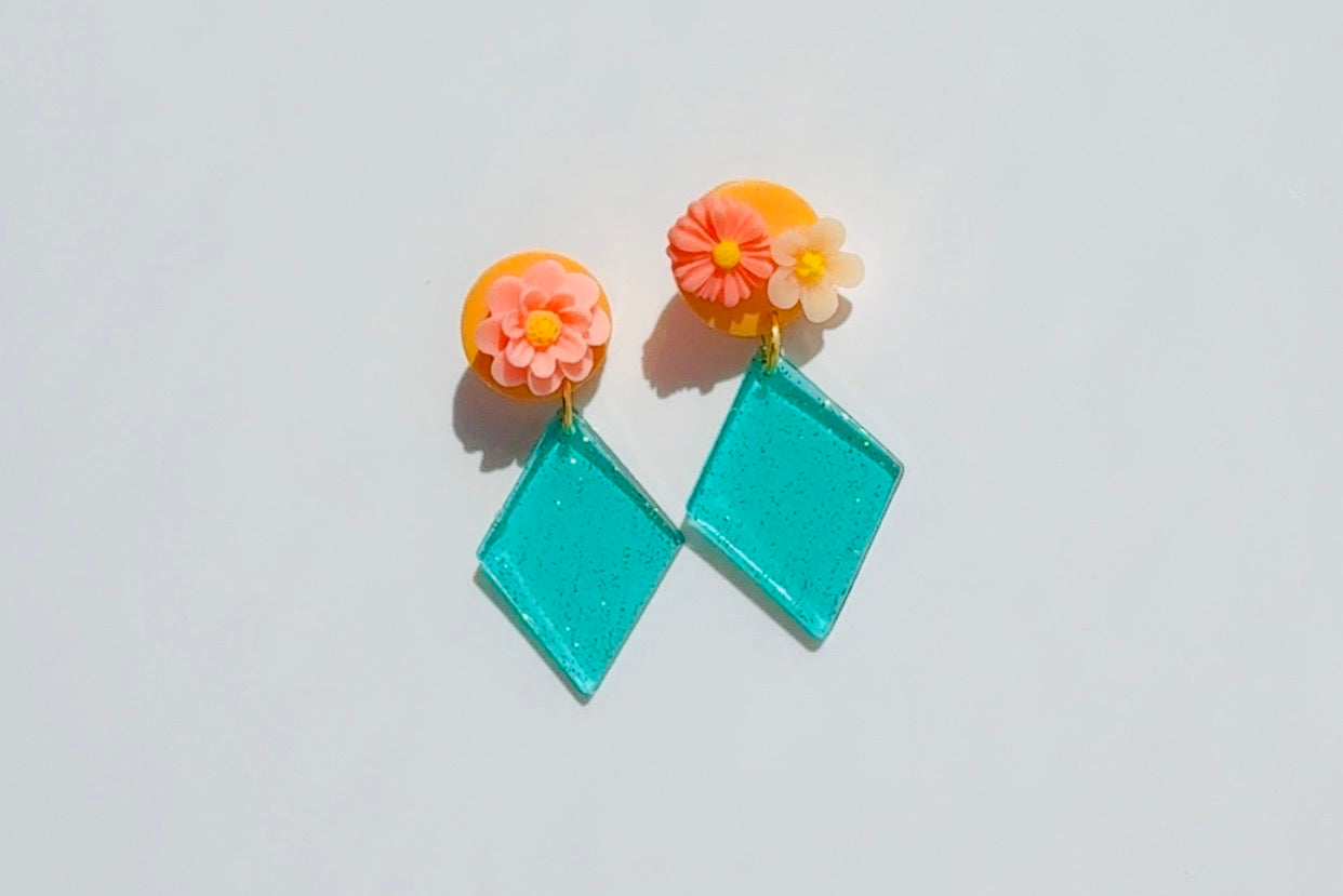 Atlanta Dahlia Floral Ear Candy
