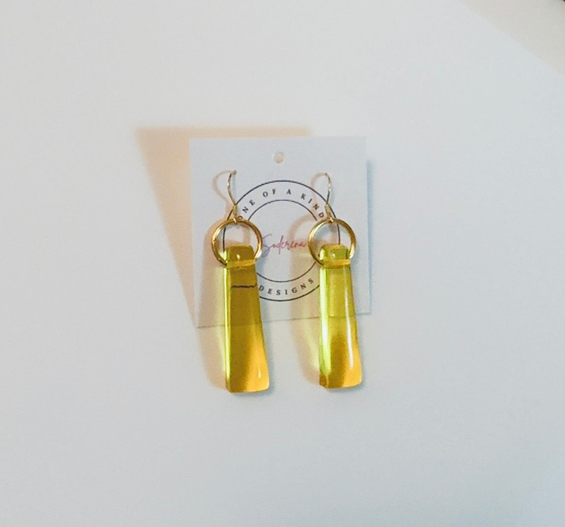 Golden Pendulum Ear Candy