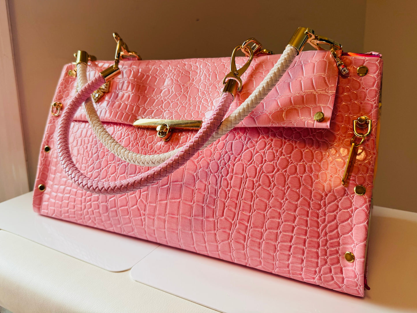 Signature Soderena Handbag *Pink Tria