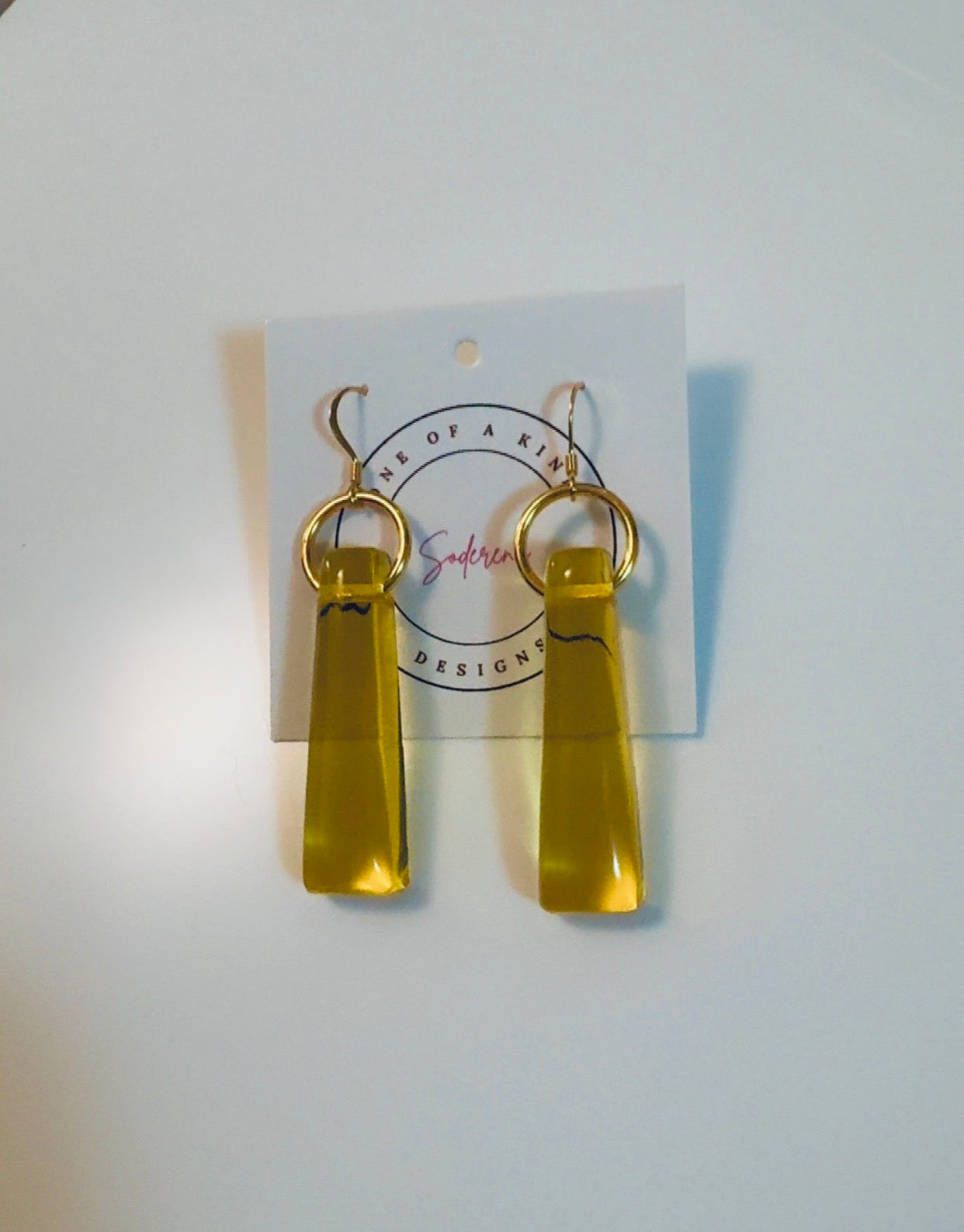Golden Pendulum Ear Candy