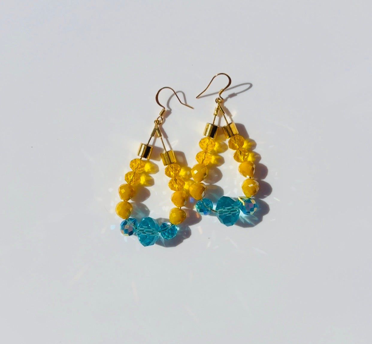 Yellow and Blue Crystal Loops