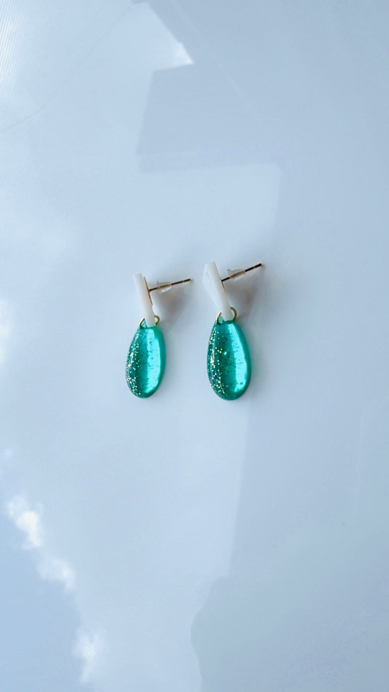 Blue Raindrop Dangles