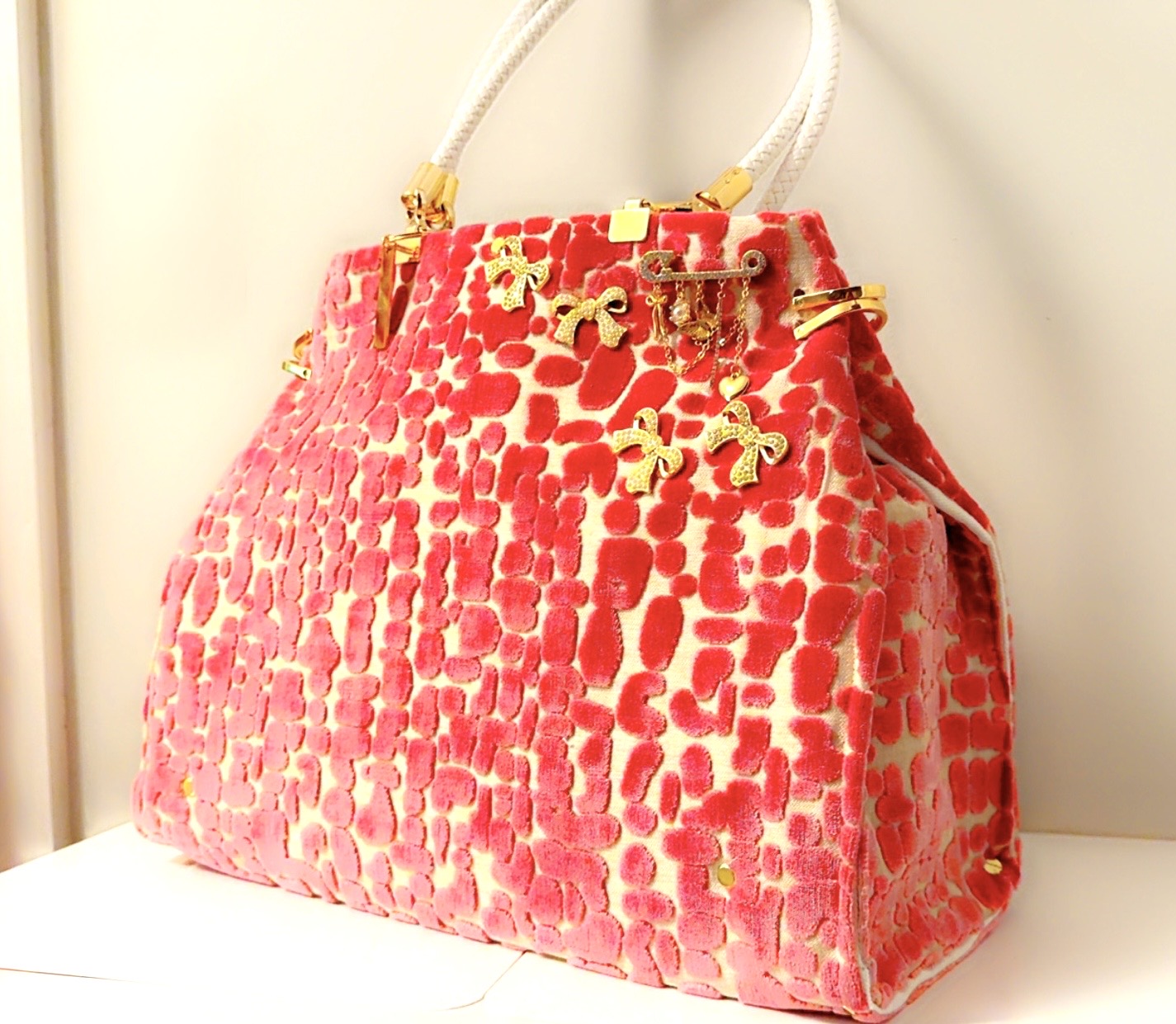 Pink Velvet Tote *Designer Favorite
