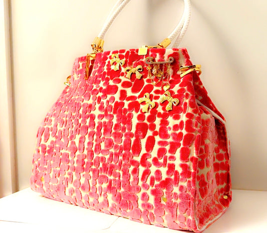 Pink Velvet Tote *Designer Favorite