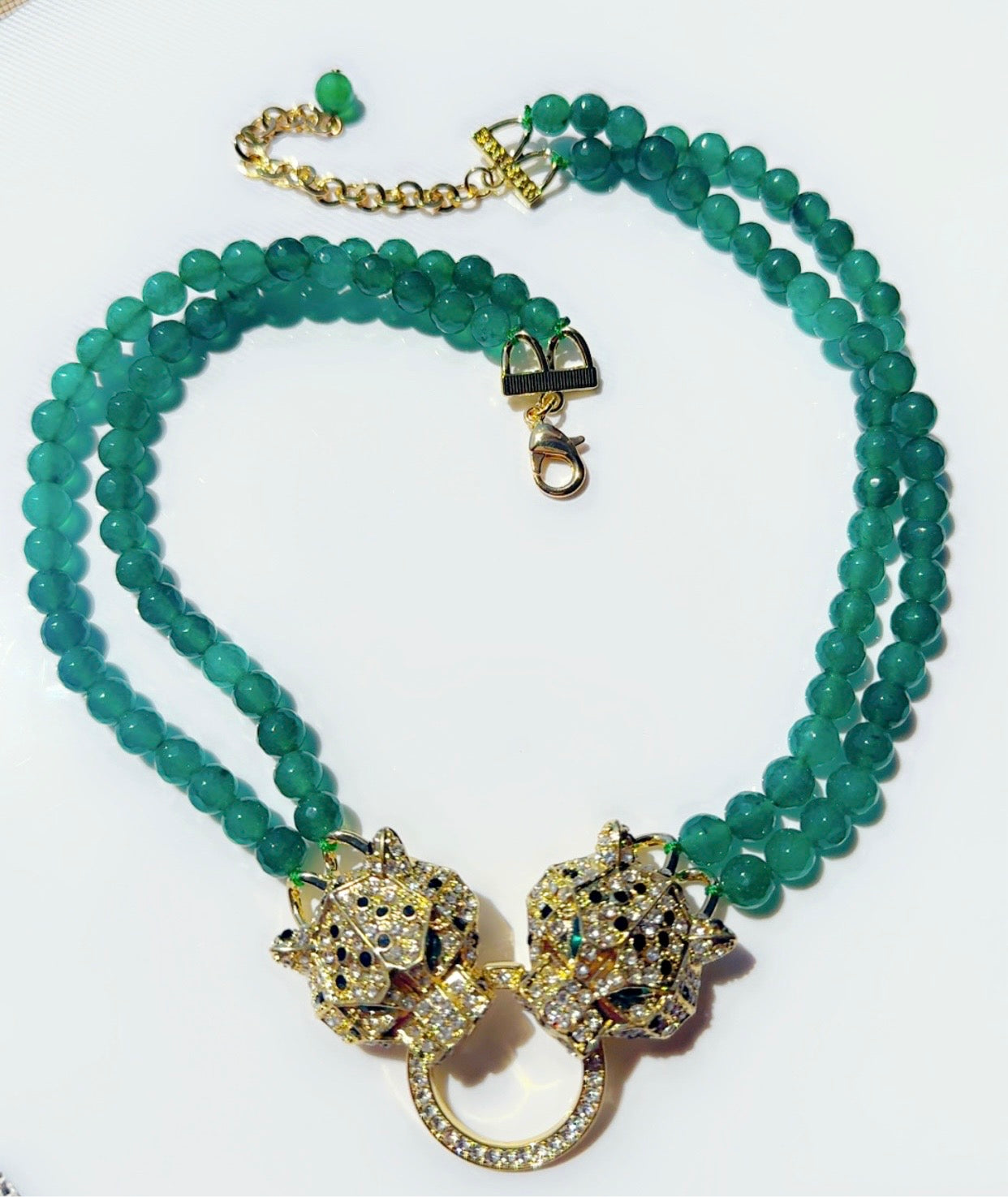 Leopard Natural Stone Necklace