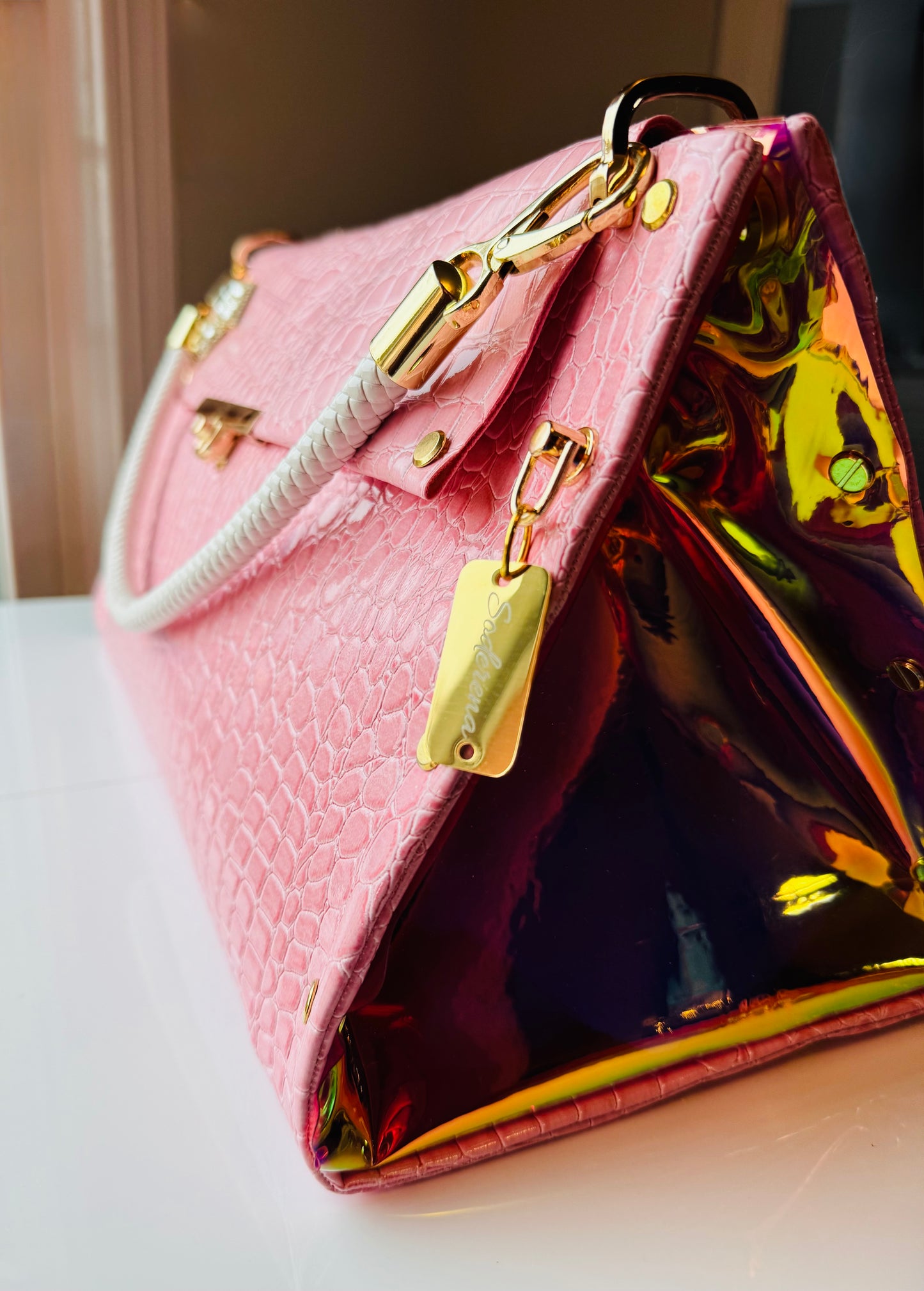 Signature Soderena Handbag *Pink Tria