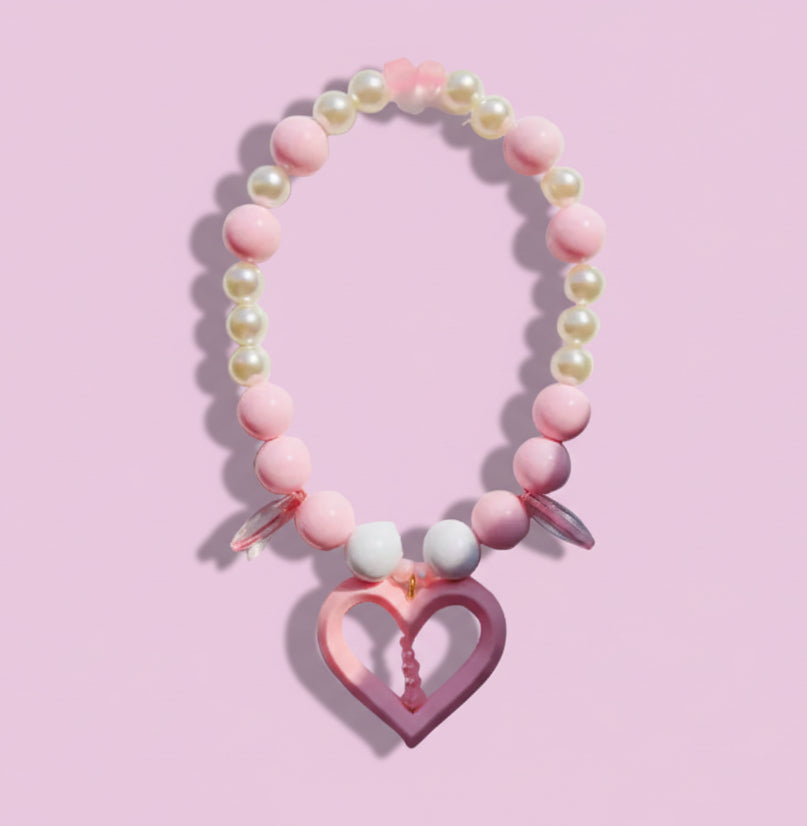 SOLD OUT Big Heart Big Pearl Neck Candy