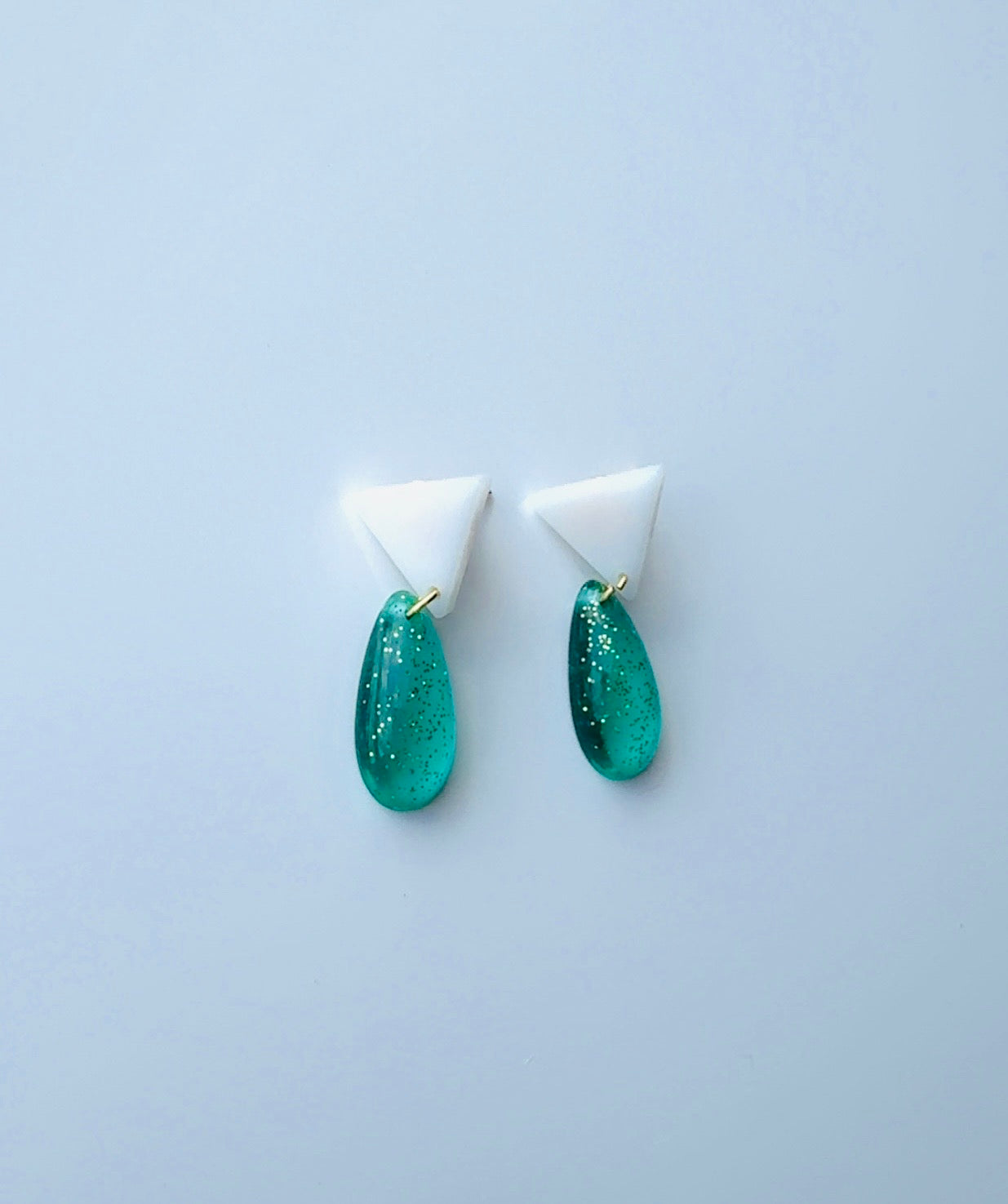 Blue Raindrop Dangles