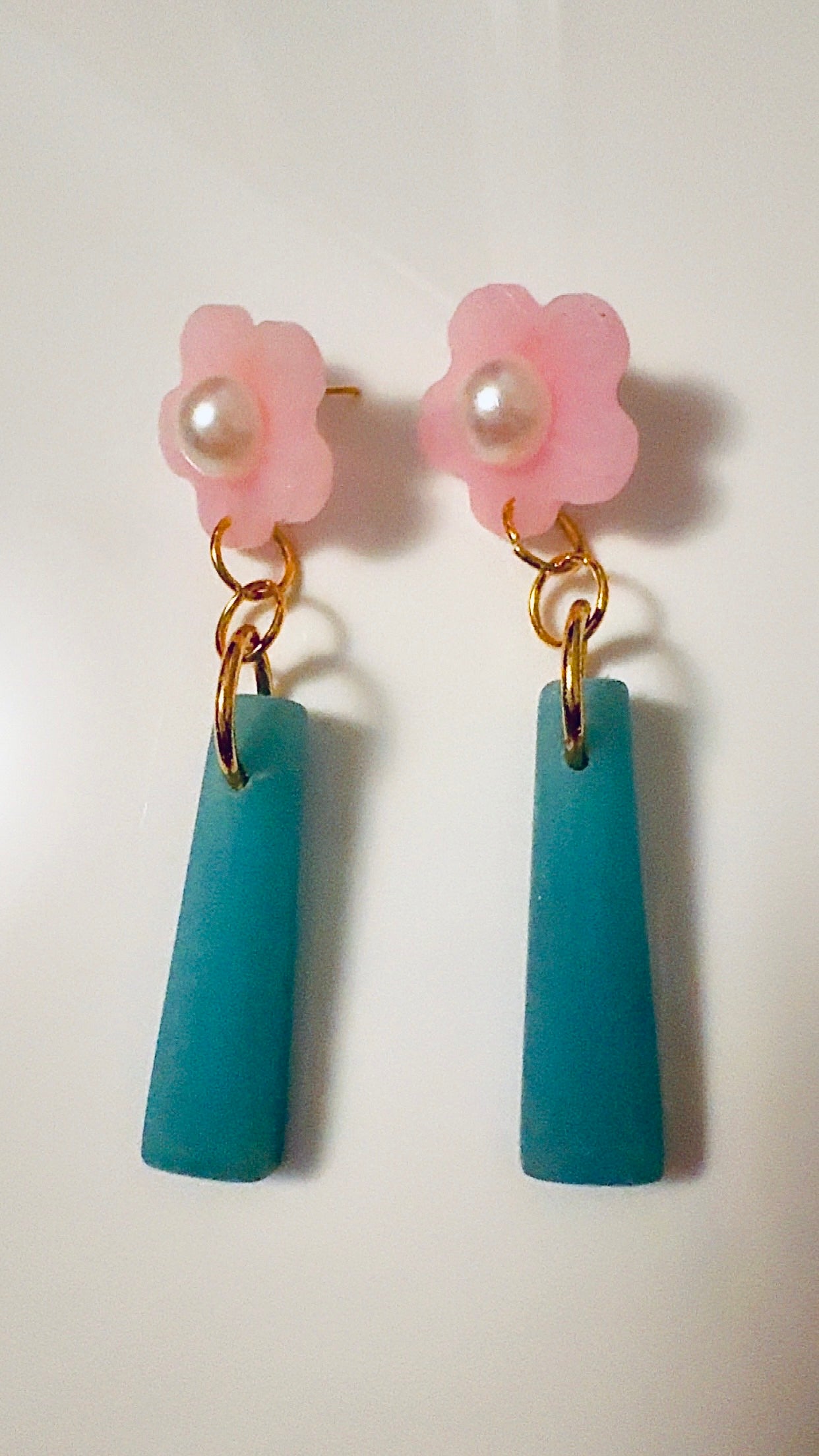 Blue Floral Tower Ear Candy