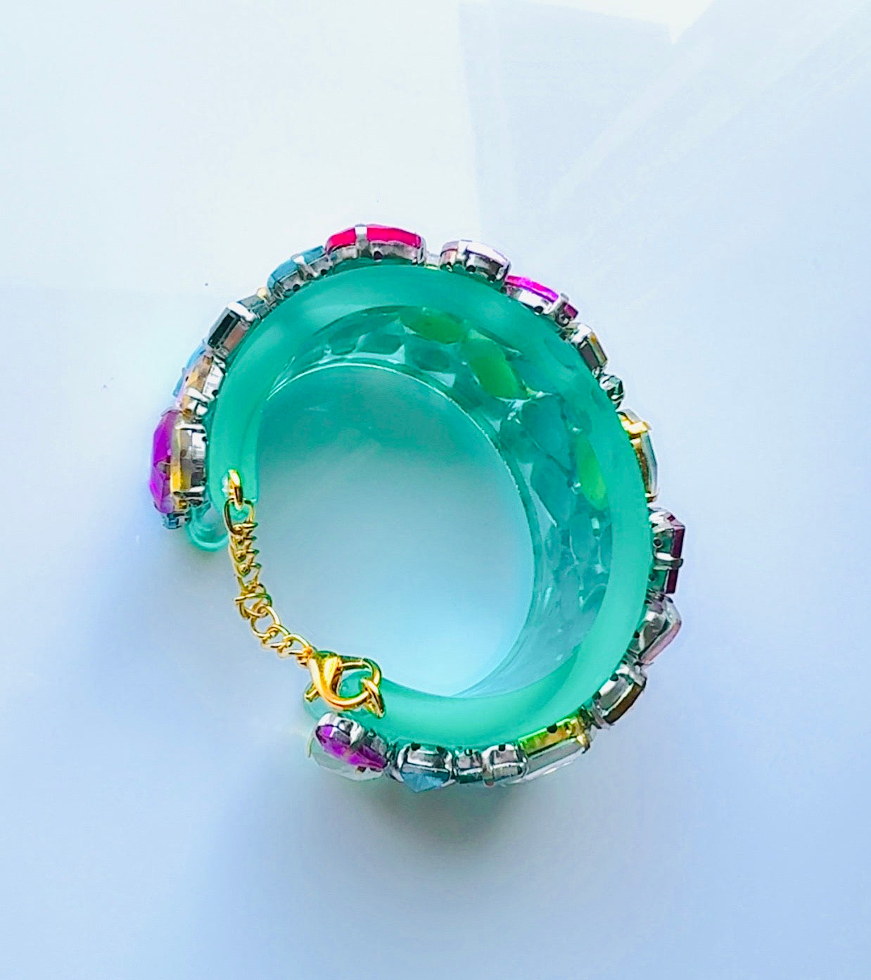 Kaleidoscope Cuff with Chain