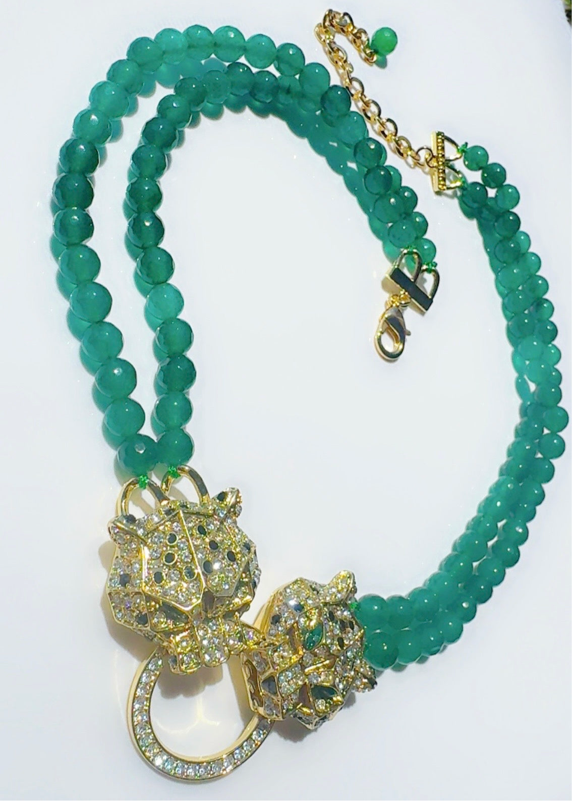 Leopard Natural Stone Necklace