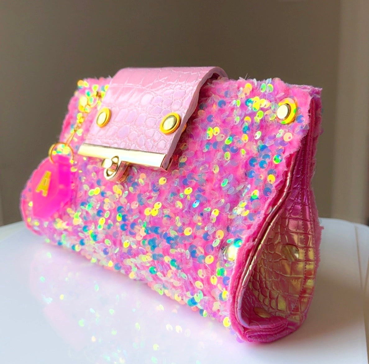 16 Candles Prom Sequin Clutch
