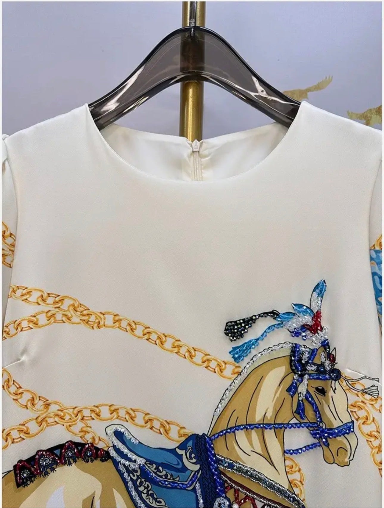 Equestrian Beaded Shift