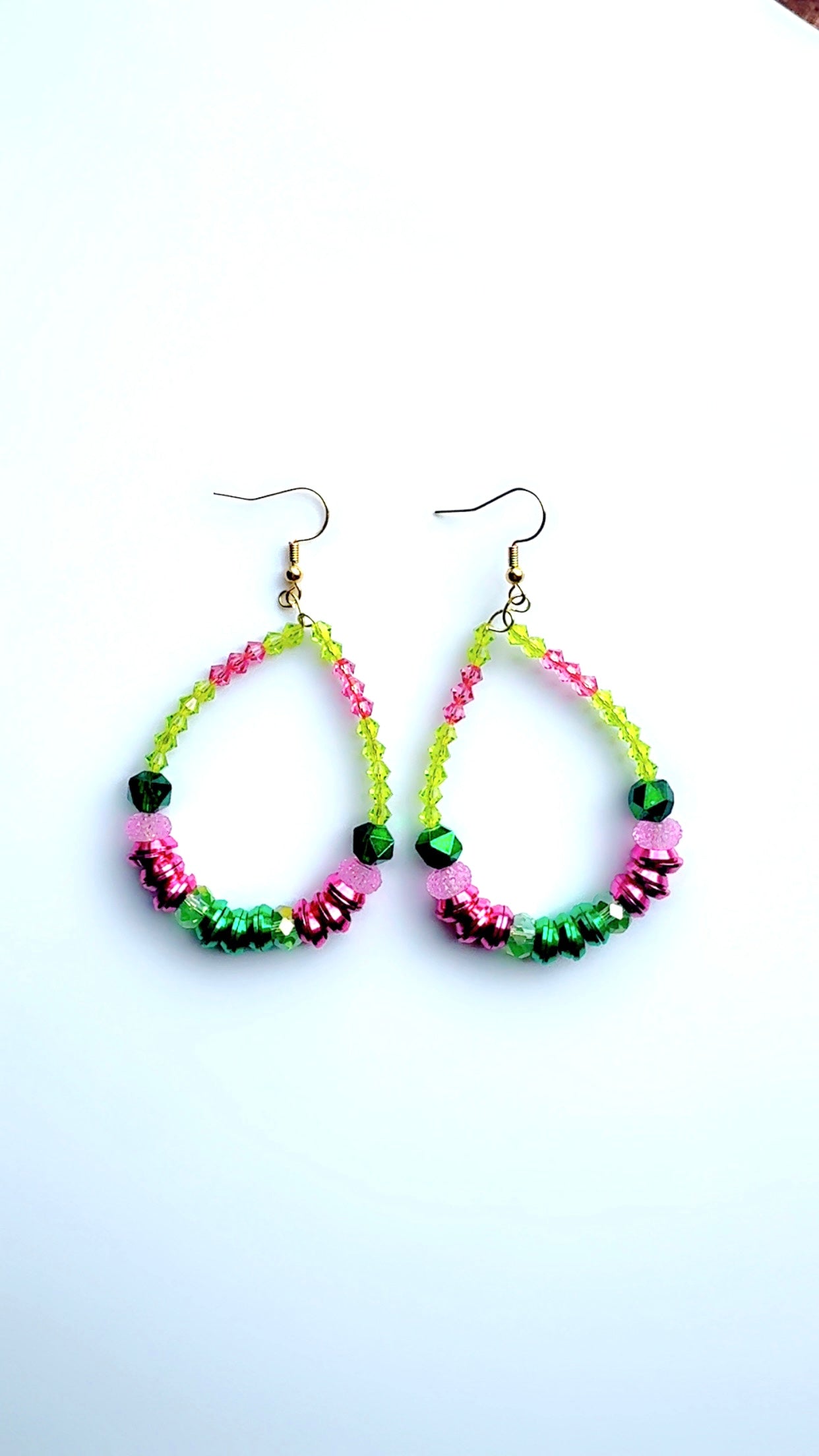 Wicked Crystal Long Hoop Ear Candy