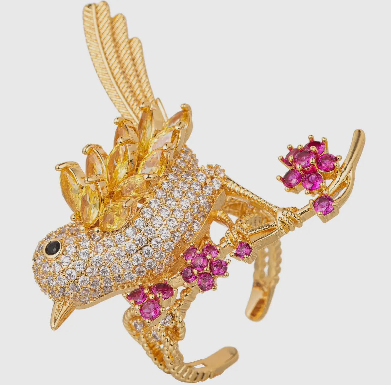 18k Gold Plated CZ Ring