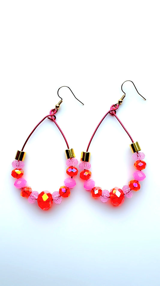 Orange and Pink Bubble Gum Ear Candy