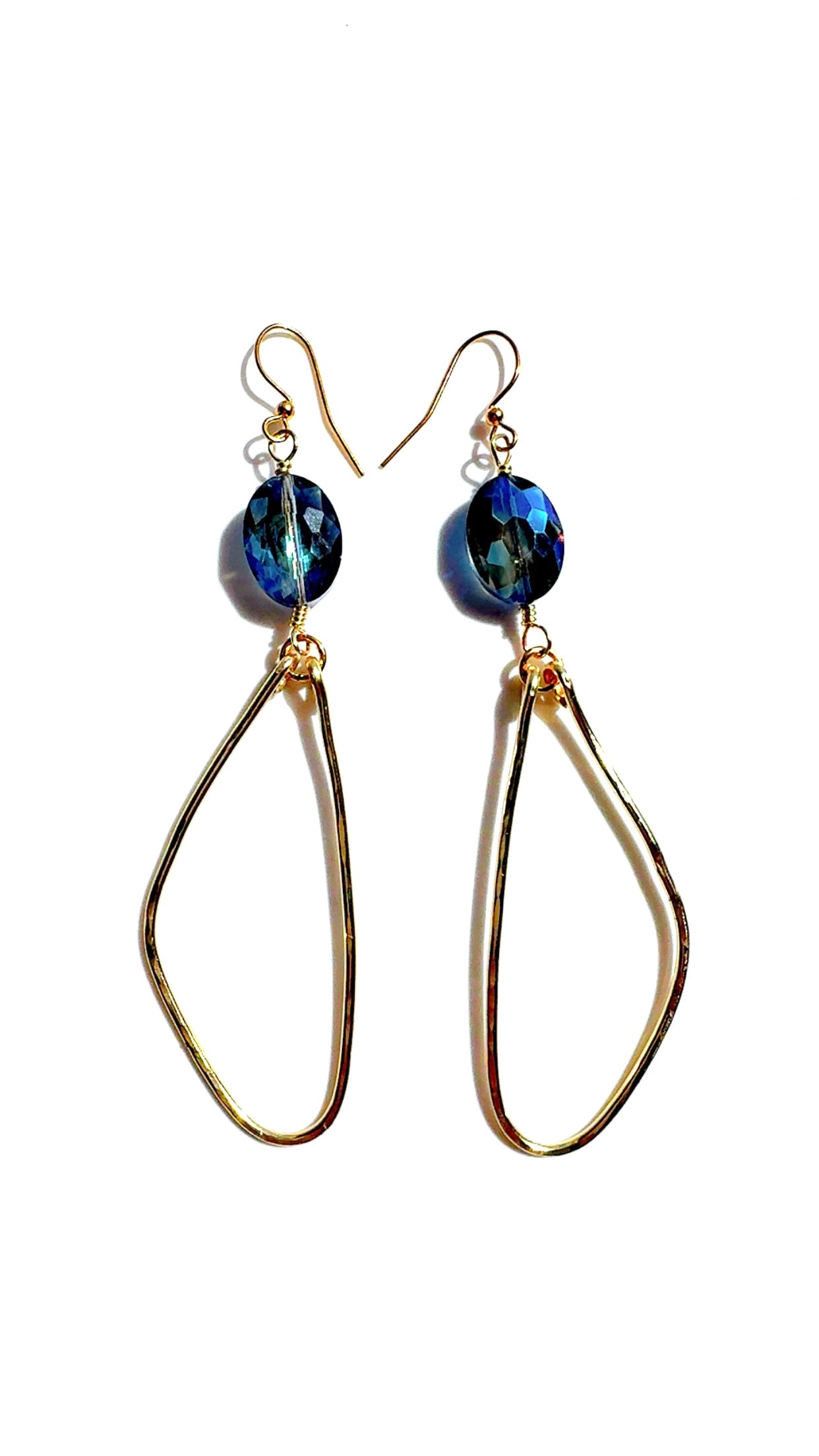 Sapphire Blue Ear and Neck Candy Set