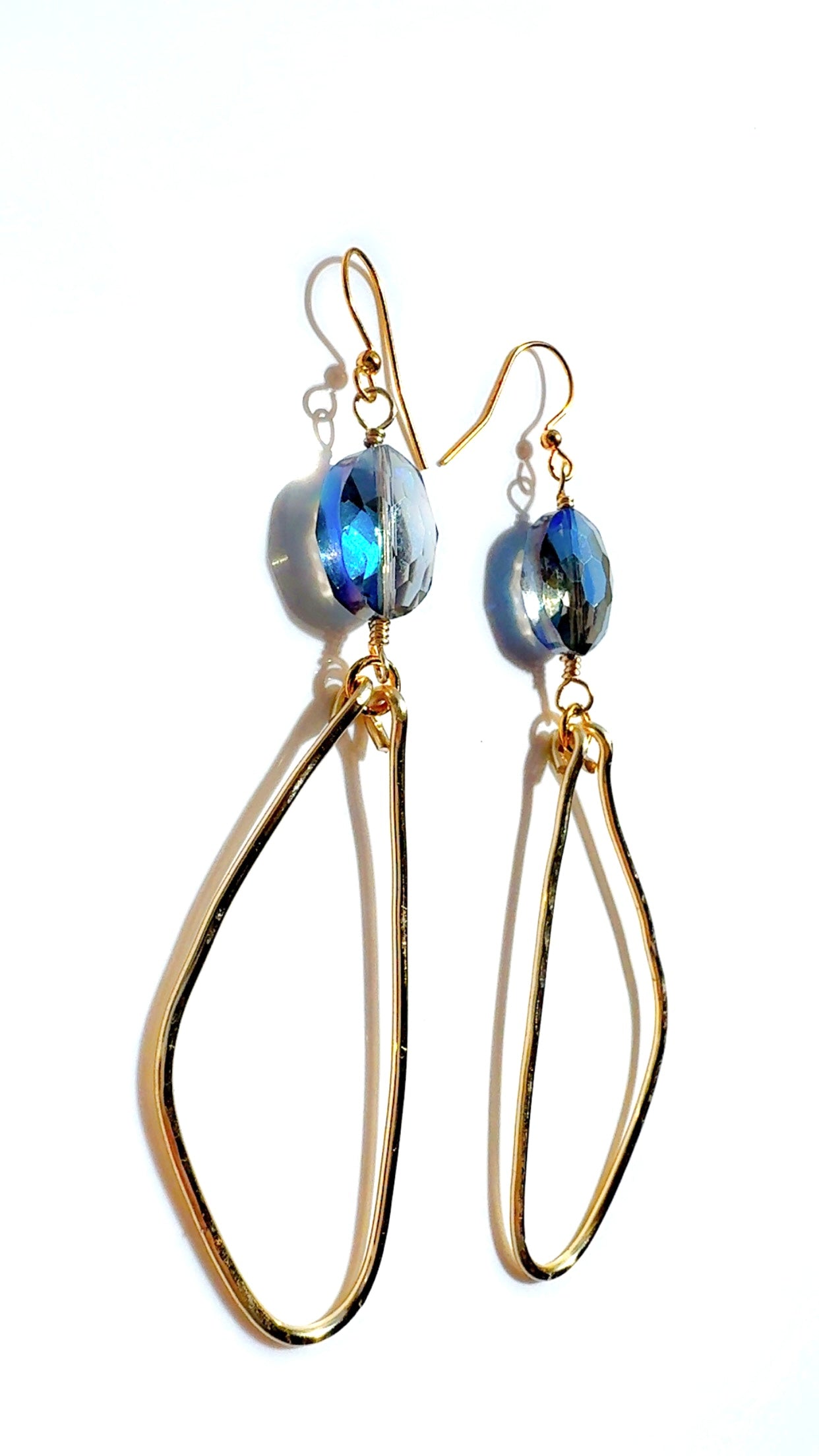 Sapphire Blue Ear and Neck Candy Set